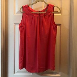Loft Pink Sleeveless Top, Medium